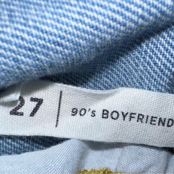 PacSun Women’s Two Tone Patchwork Jeans Size 27 High Rise Straight Leg - Picture 7 of 9